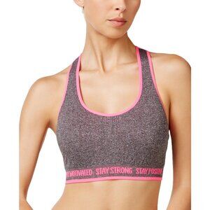 Jockey Women's Pink and Grey Bra in M